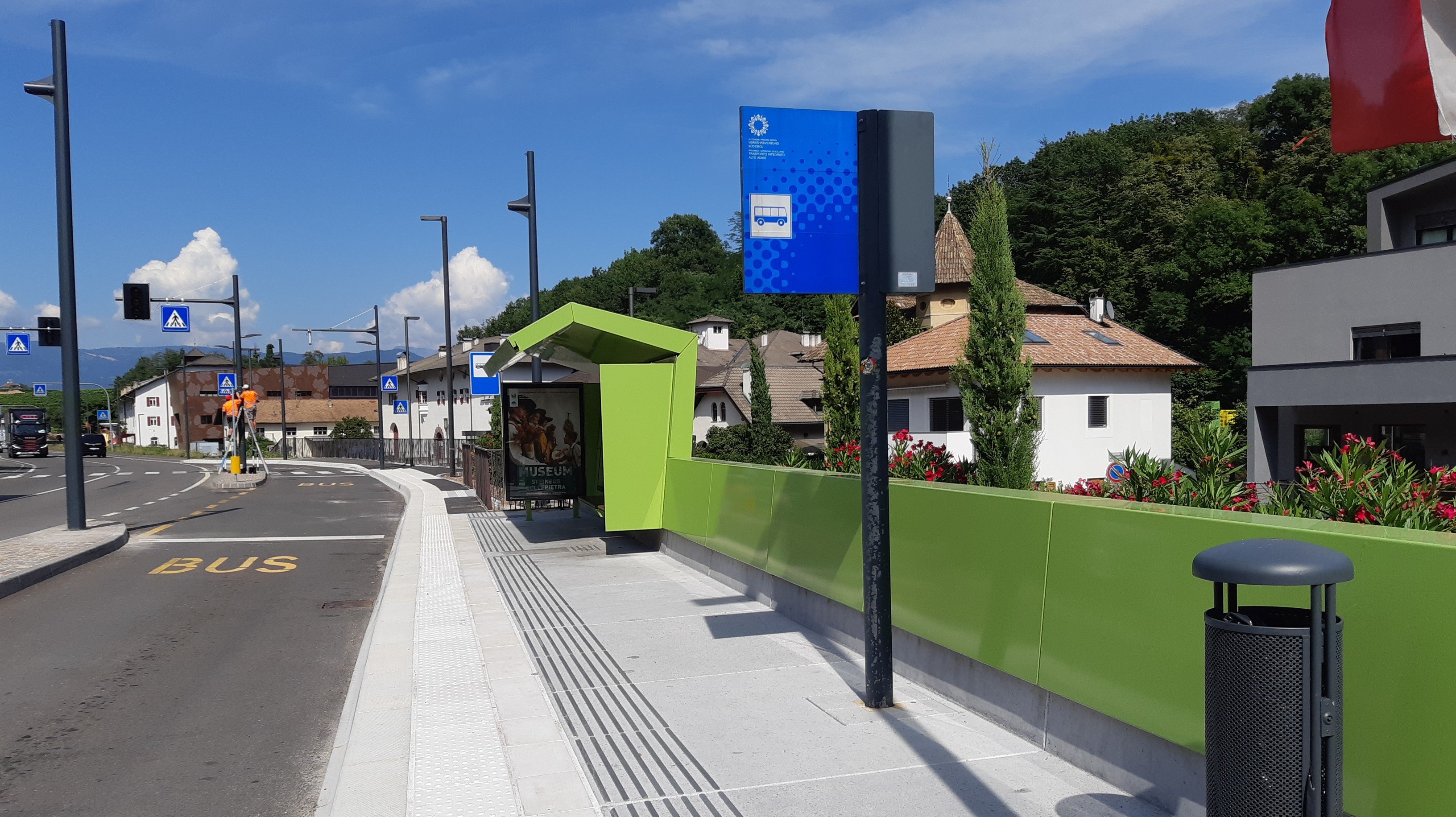 Traffic light system in Caldaro/Kaltern