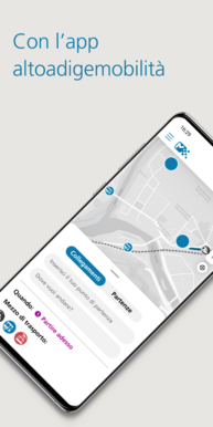 Screenshot App altoadigemobilità
